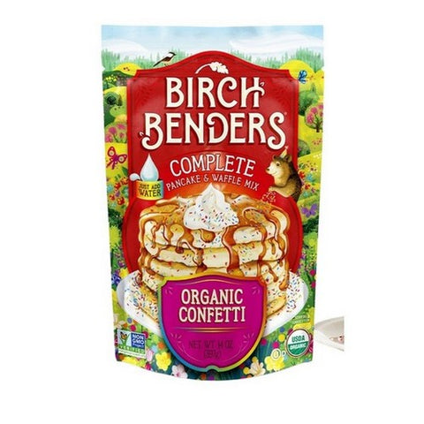 Birch Benders, Organic Pancake And Waffle Mix Confetti, 14 Oz (Case Of 6) Birch Benders
