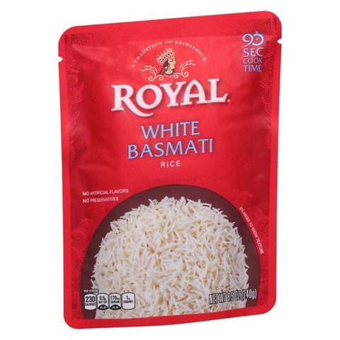 Royal, White Basmati Rice, 8.5 Oz (Case Of 6) Royal