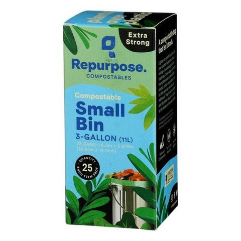 Repurpose, Compostable Small Bins, 25 Count (Case Of 20) Repurpose