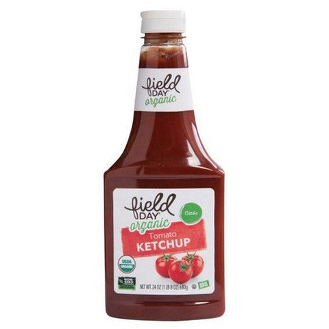 Field Day, Organic Tomato Ketchup, 24 Oz (Case Of 12) Field Day