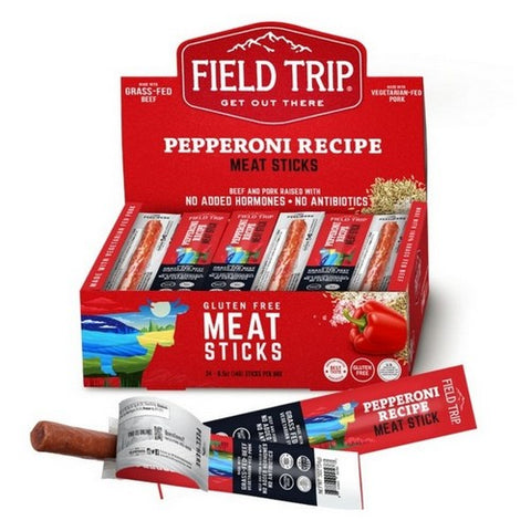Field Trip, Meat Stick Pepperoni Seasoned, 0.5 Oz (Case Of 24) Field Trip