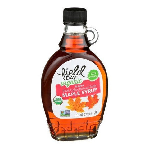 Field Day, Organic Grade A Maple Syrup, 8 Oz (Case Of 12) Field Day