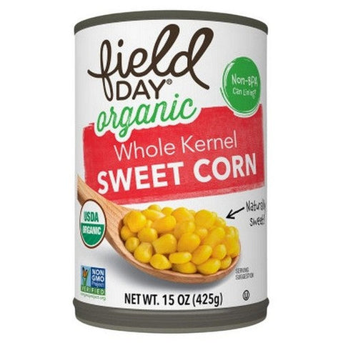 Field Day, Whole Kernel Sweet Corn, 15 Oz (Case Of 12) Field Day