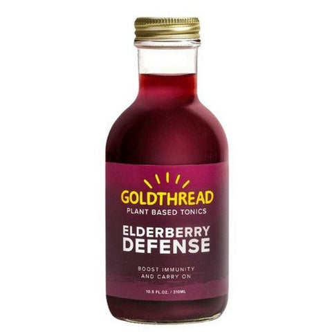 Goldthread, Plant Based Tonic Elderberry Tonic Defense, 10.5 Oz (Case Of 12) Goldthread