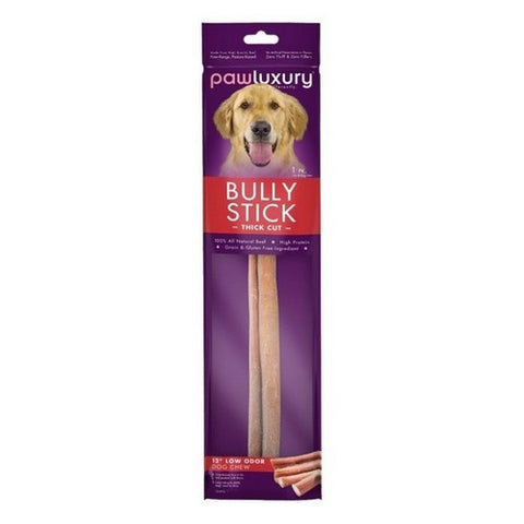 Paw Love, Bully Stick - 12 Inch Thick Cut Dog Treat, 1 Count (Case Of 6) Paw Love