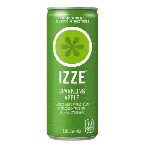 Izze, Sparkling Juice Apple, 8.4 Oz X 6 Count (Case Of 4) Izze