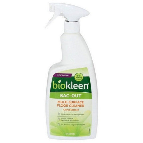 Bio Kleen, Bac-Out Multi Surface Floor Cleaner Citrus Essence, 32 Oz (Case Of 6) Bio Kleen