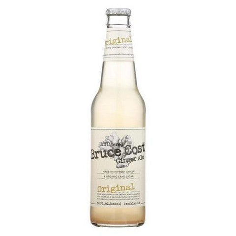 Bruce Cost Ginger Ale, Original Unfiltered Bruce Cost Ginger Ale, 12 Oz X 4 Count (Case Of 6) Bruce Cost Ginger Ale