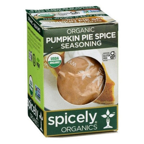 Spicely Organics, Organic Seasoning Pumpkin Pie Spice, 0.35 Oz (Case Of 6) Spicely Organics