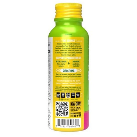 Brainjuice, Kids Dragon Berry Liquid Dietary Supplement, 2.5 Oz (Case Of 12)