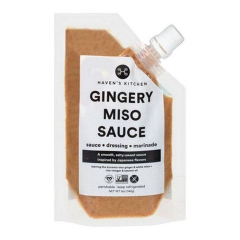 Haven's Kitchen, Gingery Miso Sauce Pouch, 5 Oz (Case Of 6) Haven's Kitchen