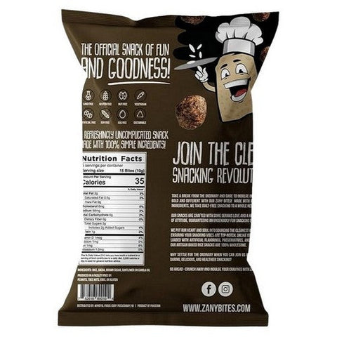 Zany Bites, Chocolate Double Dip Rice Snack, 1.75 Oz (Case Of 5) Zany Bites