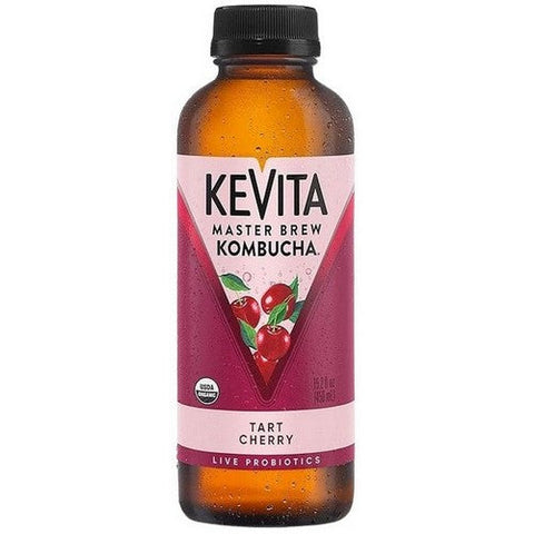 Kevita, Organic Master Brew Kombucha Tart Cherry, 15.2 Oz (Case Of 6) Kevita