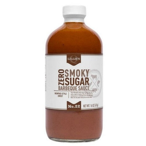 Lillies Q, Zero Sugar Smoky Barbecue Sauce, 16 Oz (Case Of 6) Lillies Q