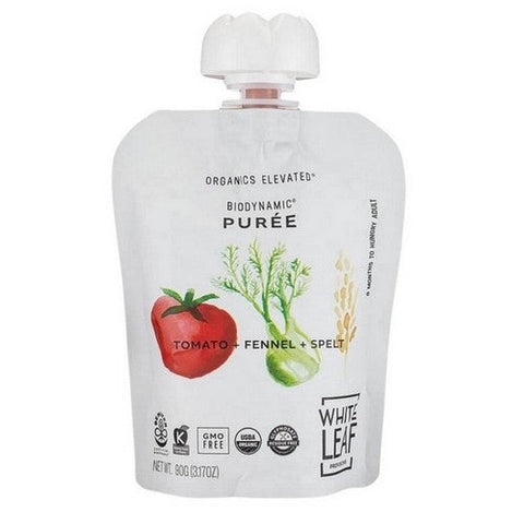 White Leaf Provisions, Tomato Fennel Spelt Baby Food, 3.17 Oz (Case Of 6) White Leaf Provisions