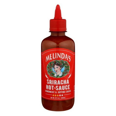 Melindas, Hot Sauce Sriracha Dipping, 12 Oz (Case Of 6) Melindas