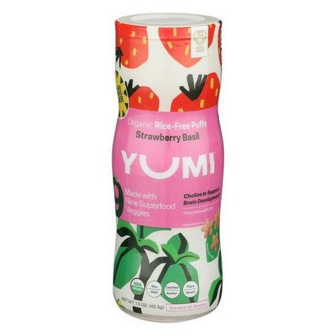 Yumi, Strawberry Basil Puffs, 1.5 Oz (Case Of 6) Yumi