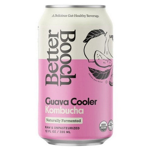 Better Booch, Guava Cooler Kombucha, 12 Oz (Case Of 12) Better Booch