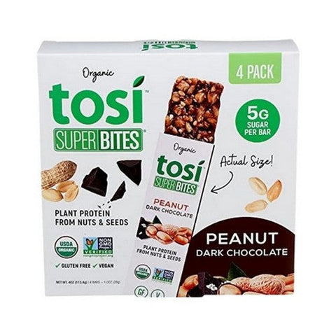 Tosi, Superbites Chocolate Peanut, 4 Oz (Case Of 6) Tosi