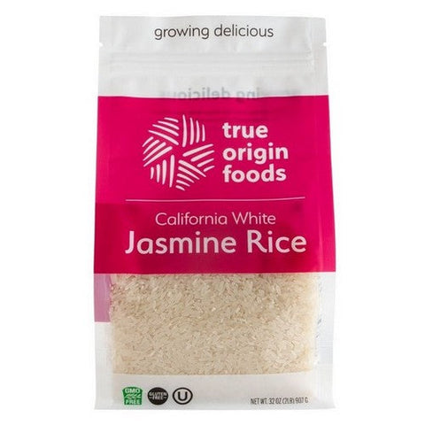 True Origin Foods, Rice Jasmine CA White, 32 Oz (Case Of 6) True Origin Foods