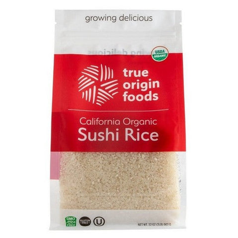True Origin Foods, Rice Sushi CA White, 32 Oz (Case Of 6) True Origin Foods