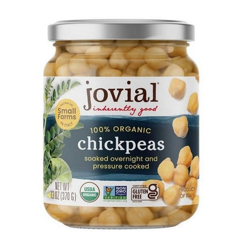 Jovial, 100% Organic Chickpeas, 13 Oz (Case Of 6) Jovial