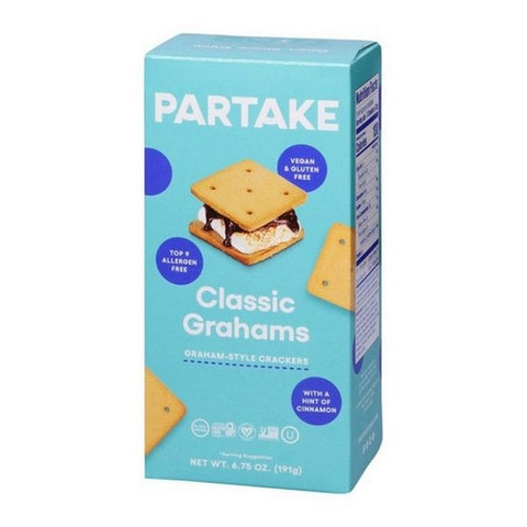 Partake Foods, Classic Graham Crackers, 6.75 Oz (Case Of 6) Partake Foods