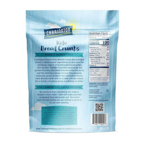 Carrington Farms, Keto Bread Crumbs Plain, 7 Oz (Case Of 6) Carrington Farms