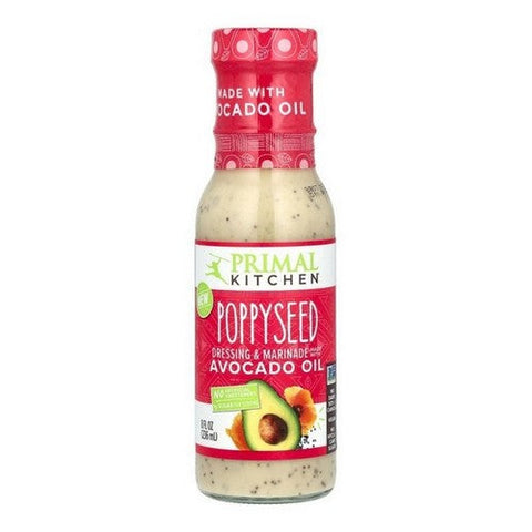 Primal Kitchen, Avocado Oil Poppyseed Dressing And Marinade, 8 Oz (Case Of 6) Primal Kitchen