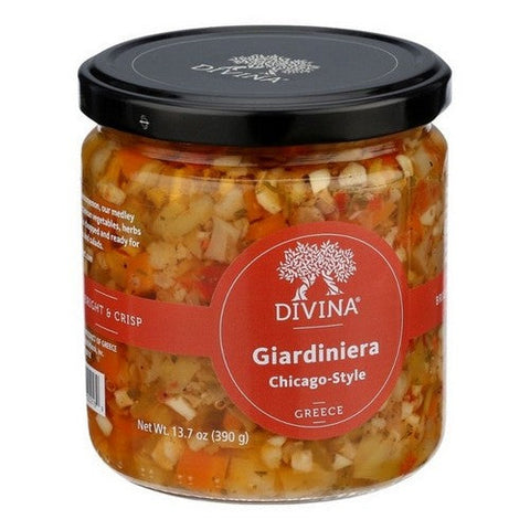 Divina, Chicago Style Giardiniera, 13.7 Oz (Case Of 6) Divina