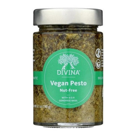 Divina, Vegan Pesto, 6.7 Oz (Case Of 6) Divina