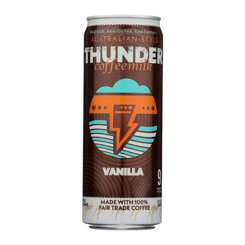 Thunder Coffeemilk, Ready To Drink Vanilla Cold Brew Coffee, 11 Oz (Case Of 12) Thunder Coffeemilk