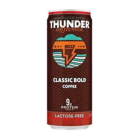 Thunder Coffeemilk, Ready To Drink Classic Bold Cold Brew Coffee, 11 Oz (Case Of 12) Thunder Coffeemilk