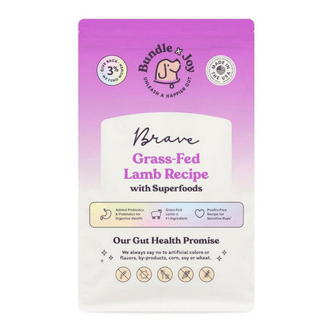 Bundle X Joy, Lamb Recipe Grain Free Dry Dog Food, 4 Lbs (Case Of 6) Bundle X Joy
