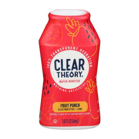 Clear Theory, Water Boost Fruit Punch, 1.62 Oz (Case Of 12) Clear Theory