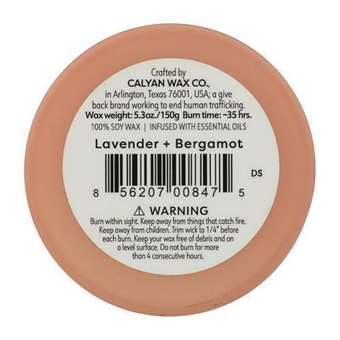 Calyan Wax Co, Lavender Plus Bergamot Soy Candle, 5.3 Oz (Case Of 6) Calyan Wax Co