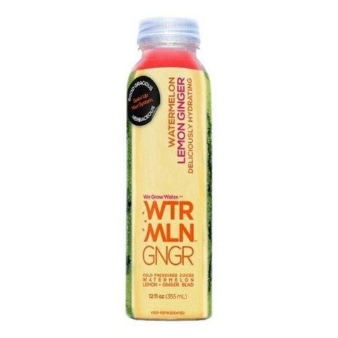 Watermelon Water, Watermelon Water Lemon Ginger Juice, 12 Oz (Case Of 6) Watermelon Water