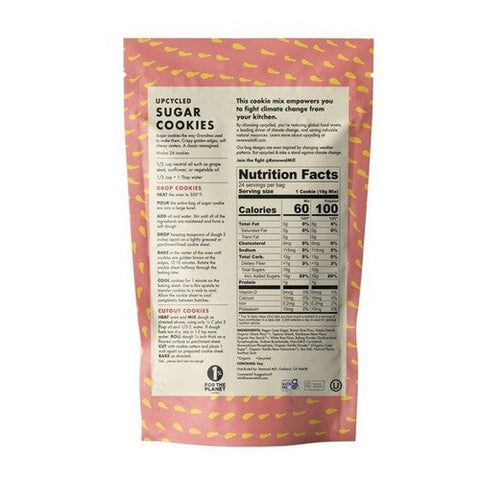Renewal Mill, Upcycled Sugar Cookie Mix, 15 Oz (Case Of 6) Renewal Mill