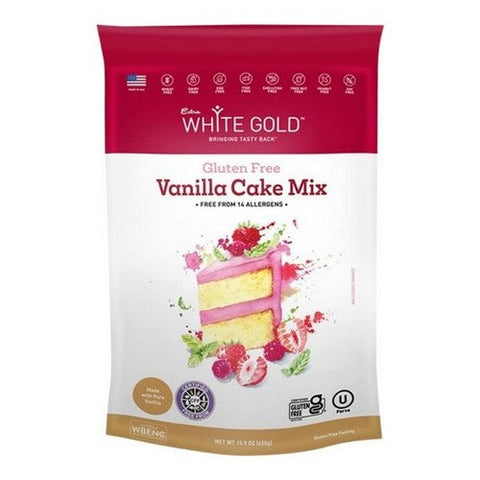 Extra White Gold, Vanilla Cake Mix, 15.9 Oz (Case Of 6) Extra White Gold
