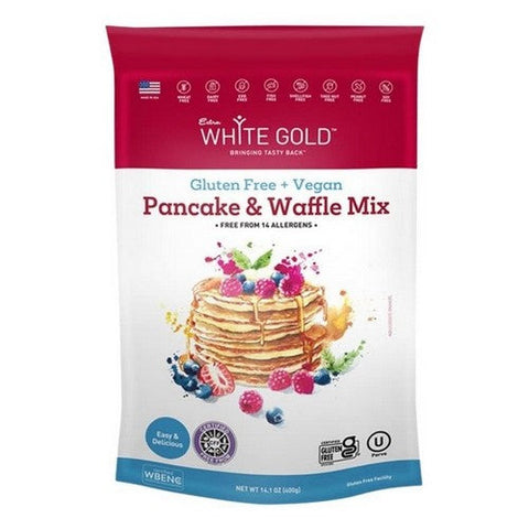 Extra White Gold, Pancake And Waffle Mix, 14.1 Oz (Case Of 6) Extra White Gold