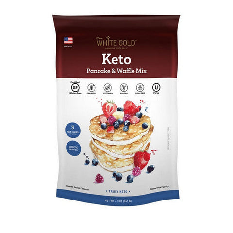 Extra White Gold, Keto Panckae And Waffle Mix, 7.9 Oz (Case Of 6) Extra White Gold