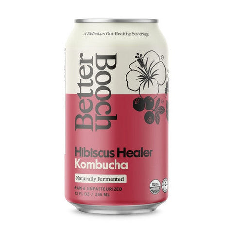 Better Booch, Hibiscus Healer Kombucha, 12 Oz (Case Of 12) Better Booch