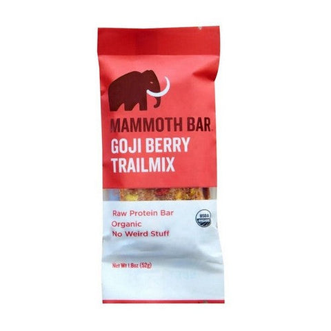 Mammoth Bar, Goji Berry Trail Mix Bar, 1.8 Oz (Case Of 10) Mammoth Bar