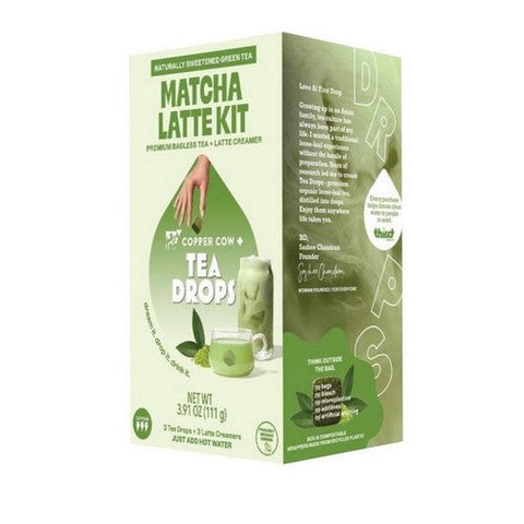 Tea Drops, Matcha Latte Kit, 3.91 Oz (Case Of 6) Tea Drops