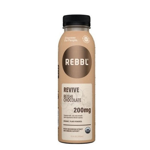 Rebbl, Organic Super Herb Elixir Reishi Chocolate, 12 Oz (Case Of 12) Rebbl