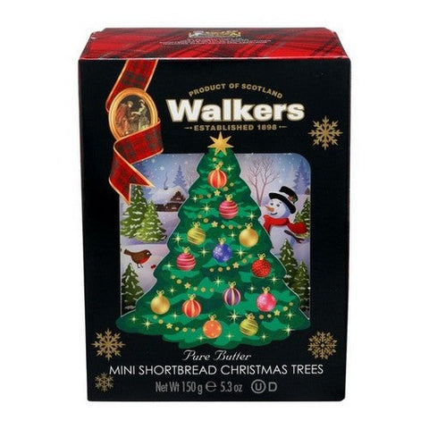 Walkers, 3D Christmas Tree Cookies, 5.3 Oz (Case Of 10) Walkers