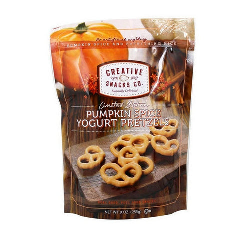 Creative Snacks, Pretzels Pumpkin Spice Yog, 9 Oz (Case Of 6) Creative Snacks