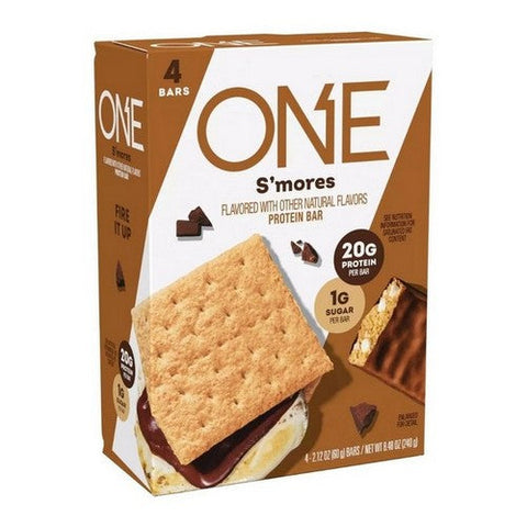 Onebar, Flavored Protein Bar Smores, 4 Count (Case Of 6) Onebar