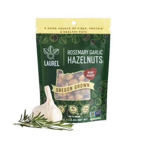 Laurel Foods, Rosemary Garlic Hazelnuts, 4 Oz (Case Of 6) Laurel Foods