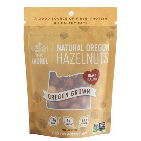 Laurel Foods, Natural Oregon Hazelnuts, 4 Oz (Case Of 6) Laurel Foods